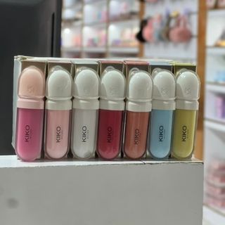 لیپ گلاس پاستیلی رنگی حجم دهنده کیکو 01- KIKO
