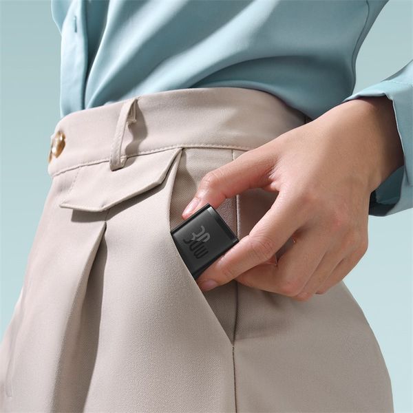 شارژر دیواری 30 وات 2 پین بیسوس مدل CubePro-CCXF000302 با گارانتی شرکتی