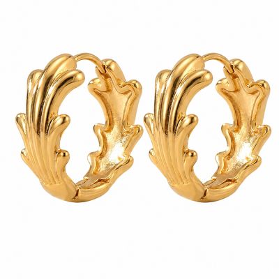 گوشواره حلقه‌ای زنانه مدل MDSS-CH8100