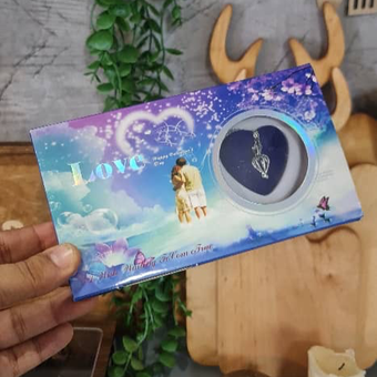 گردنبند مروارید عشق طرح دونفره2