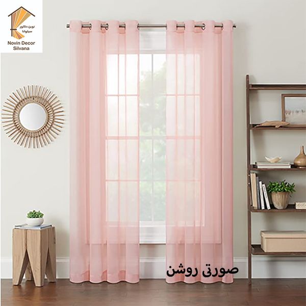 پرده نوین دکور سیلوانا مدل حریر 280 سایز 280 × 140 سانتی متر