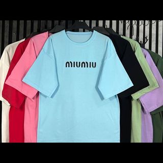 تیشرت لانگ دخترانه miumiu