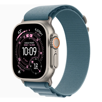 ساعت هوشمند 49 میلی متری اپل مدل Ultra 3 Natural Titanium Case با بند Alpine Loop