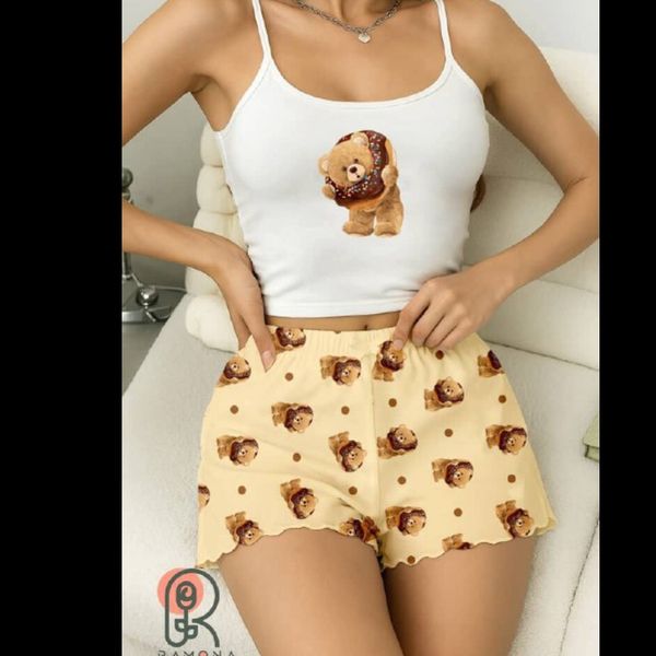 ست تاپ و شورتک کد 120