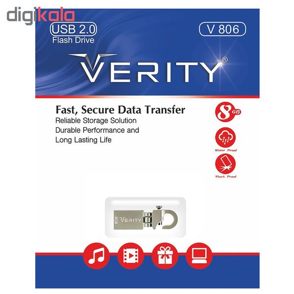 فلش وریتی مدل V806 ظرفیت 16 گیگابایت با گارانتی شرکتی