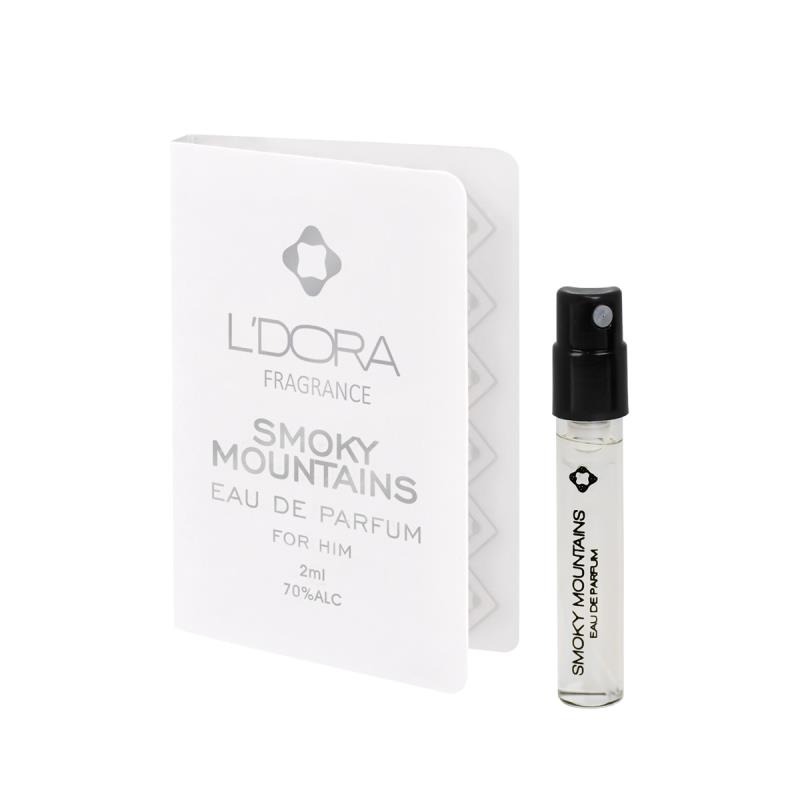 تستر ادوپرفیوم مردانه اسموکی ماون تینز 2 میلی لیتر SMOKY MOUNTAINS EAU DE PARFUM, Tester for men