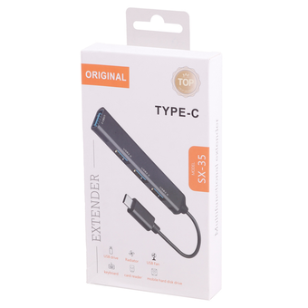 Hub Extender SX-35 Type-C USB3.0 4Port