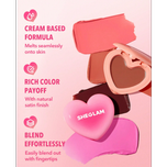 رژگونه قلبی شیگلم Playing Cupid Cream Blush sheglam