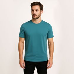 تیشرت آستین کوتاه راحتی مردانه آریان نخ باف مدل 1812