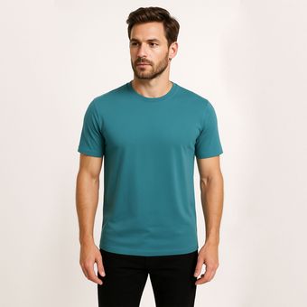 تی‌شرت آستین کوتاه راحتی مردانه آریان نخ باف مدل 1812