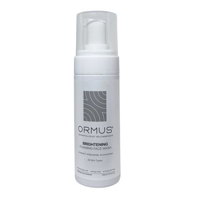 فوم شست‌وشوی صورت اورموس مدل Brightening مناسب برای انواع پوست حجم 150 میلی‌لیتر