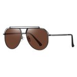 عینک آفتابی خلبانی آلبرت وگ مدل JS8533C49-P144 Polarized Avantgarde Visionary