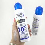 اسپری ضدآفتاب بی‌رنگ وکالی مدل SPF70 مناسب انواع پوست، حجم 230 میلی‌لیتر