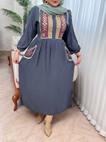 پیراهن نخی شیدا 3082