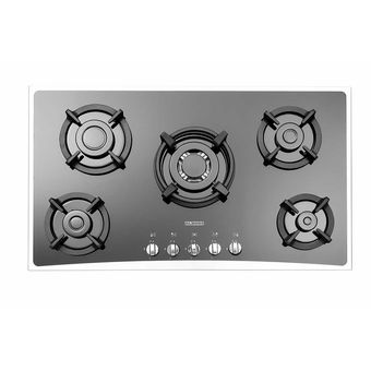 اجاق گاز صفحه‌ای پنج شعله استیل البرز مدل G-5954S