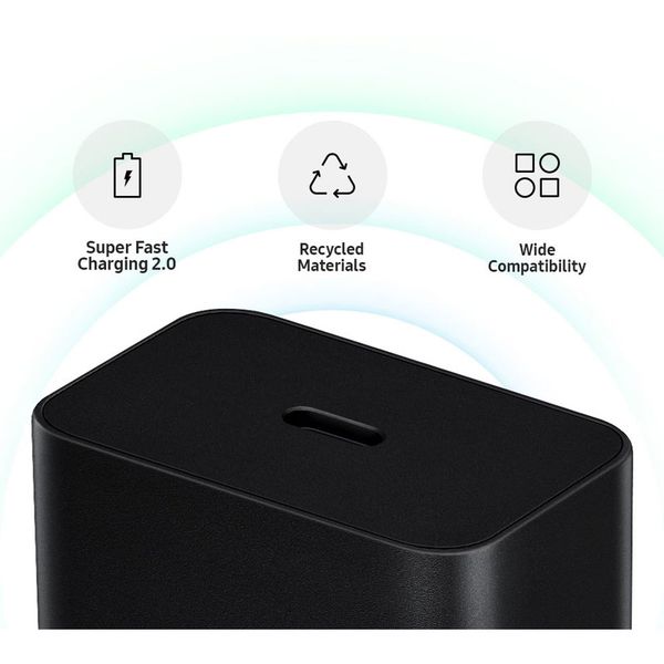 شارژر دیواری 45 وات 3 پین سامسونگ مدل EP-T4510 (اورجینال بازار) به همراه کابل