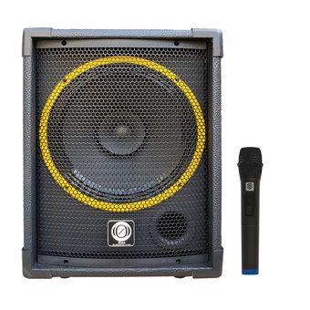 اکو همراه شارژی زیکو مدل UHF-455 به همراه میکروفن بی سیم