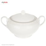 سرویس غذاخوری 102 پارچه چینی زرین ایران سری ایتالیا اف مدل Riva درجه یک