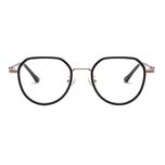 فریم عینک طبی چند ضلعی مدل TJ817C01P81 مناسب برای صورت گرد و بیضی