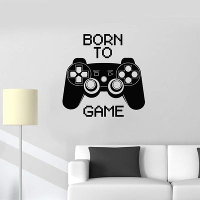استیکر وی وین آرت طرح Born To Be Game کد S31