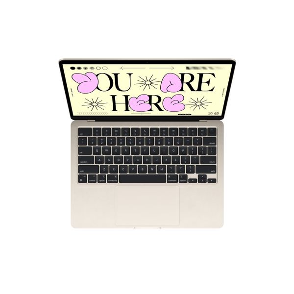 لپ تاپ 13.6 اینچ اپل استوک مدل MacBook Air-MLY23 M2 2022 LLA