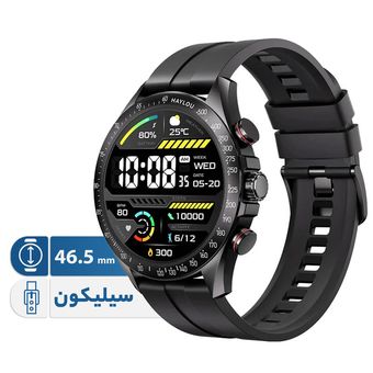 ساعت هوشمند 46.5 میلیمتری هایلو مدل Solar Pro با بند سیلیکونی