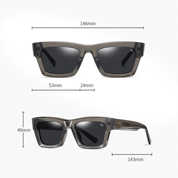 عینک آفتابی ویفرر (Wayfarer) آلبرت وگ مدل S32110C3 Acetate Avantgarde Visionary