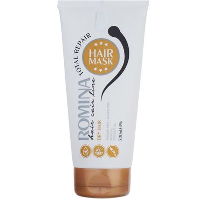 ماسک مو رومینا مناسب مو خشک حجم 200 میلی لیتر