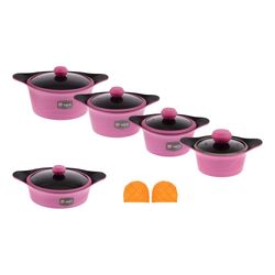 سرویس تابه و قابلمه گرانیتی 12 پارچه ام جی اس مدل KC1216*300