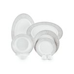 سرویس غذاخوری 28 پارچه چینی زرین ایران سری ایتالیااف مدل Florance 2 درجه عالی