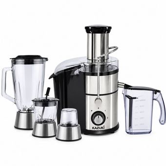 آبمیوه‌گیری چهارکاره 800 وات کازوکی مدل 504GPS با بدنه استیل