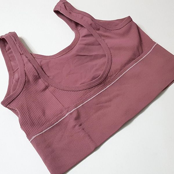 نیم تنه ورزشی زنانه ماییلدا مدل بدون فنر پددار کد 4559 رنگ صورتی