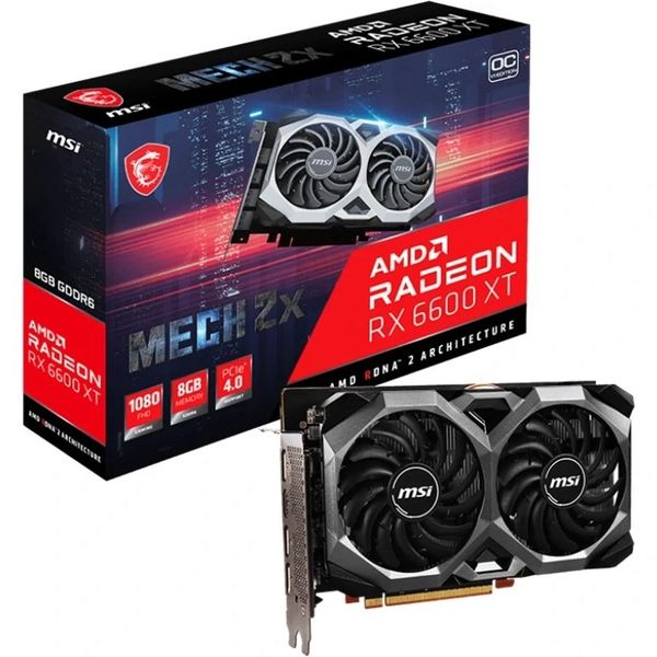 Graphic Card MSI Radeon RX6600 XT MECH 2X OCV1 8GB