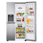 یخچال فریزر ساید بای ساید 24 فوت ال جی مدل GC-J257SMSV
