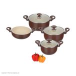 سرویس پخت و پز 7 پارچه هرا مدل ترمو گرانیت*117