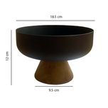 شکلات خوری مدل فلزی پایه چوبی