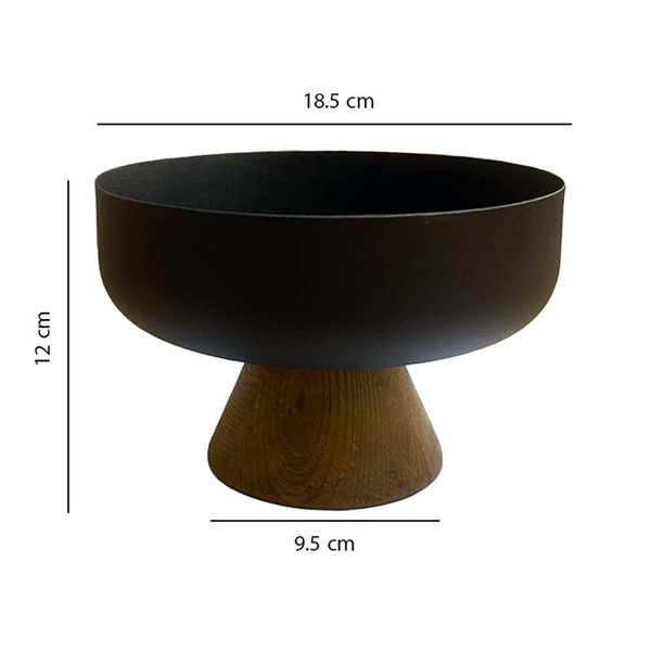 شکلات خوری مدل فلزی پایه چوبی