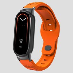 بند سیلیکونی اصلی دکمه دار مدل Spig Sport مناسب برای ساعت هوشمند شیائومی 10/Mi band 8/9