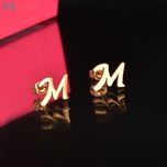 گوشواره زنانه طرح M کد GO1248