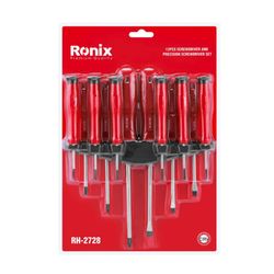 پیچ گوشتی رونیکس کد 2728 بسته 12 عددی