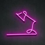 چراغ نئونی دیواری طرح چراغ مطالعه