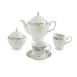 سرویس غذا خوری103 پارچه چینی زرین ایران مدل گلدستون سری نئوکلاسیک درجه یک