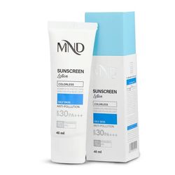 لوسیون ضدآفتاب ام ان دی SPF30 مناسب پوست چرب