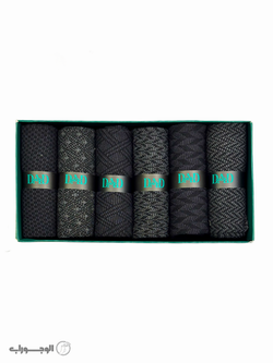 جوراب DAD - مردانه کلاسیک نخی - کد 216 - پک 6 عددی