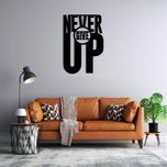 استیکر دیواری طرح never give up