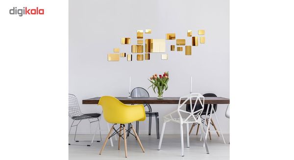 آینه پلکسی گلس دکووال مدل A9 بیست و دو تکه