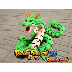 اژدهای شنرون انعطافپذیر V2 | دهان متحرک – Dragon Shenron Flexy
