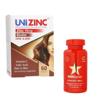 کپسول هیرتامین 30 عددی+ قرص یونی زینک 60 عددی*42