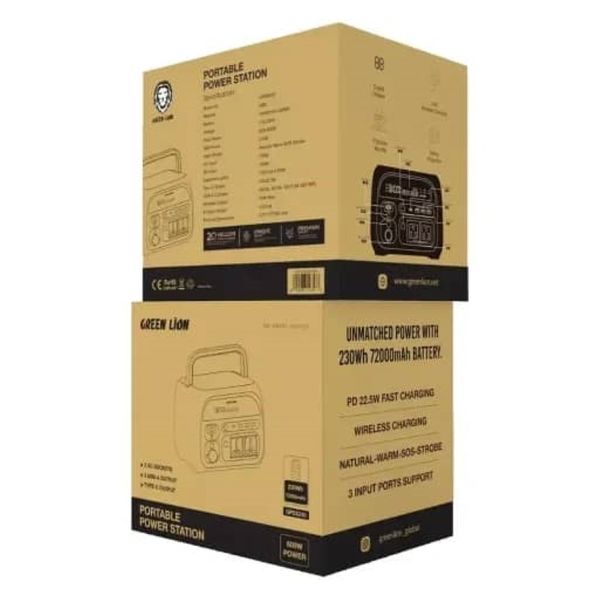 پاور استیشن گرین لاین مدل 72000میلی آمپر 600 وات