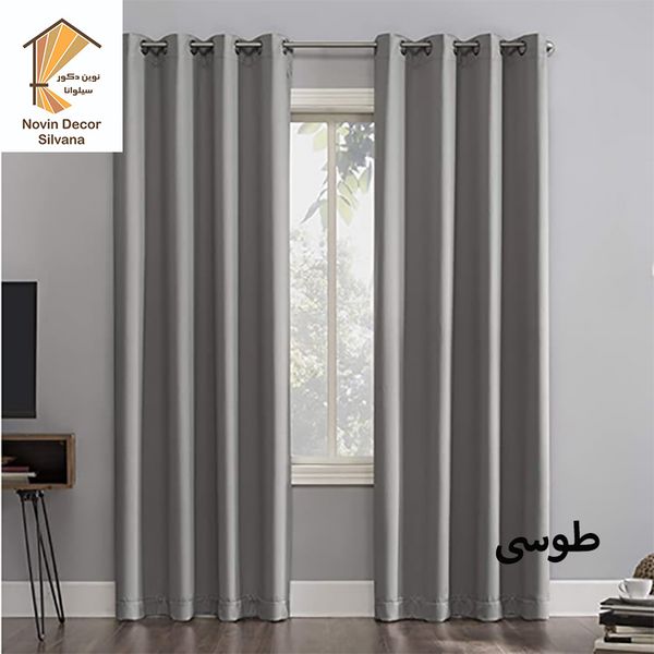 پرده نوین دکور سیلوانا مدل کتان 28 سایز 280 × 140 سانتی متر 